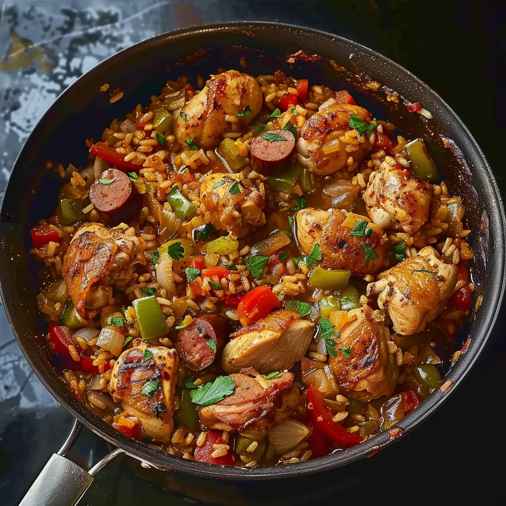 Jambalaya Traditionnel au Poulet