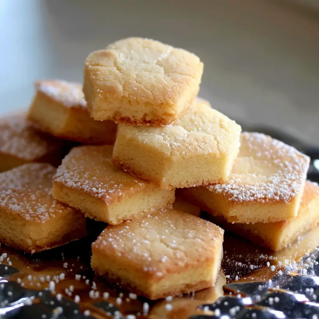 Quelques biscuits en forme de diamant, joliment enrobés de sucre glace.
